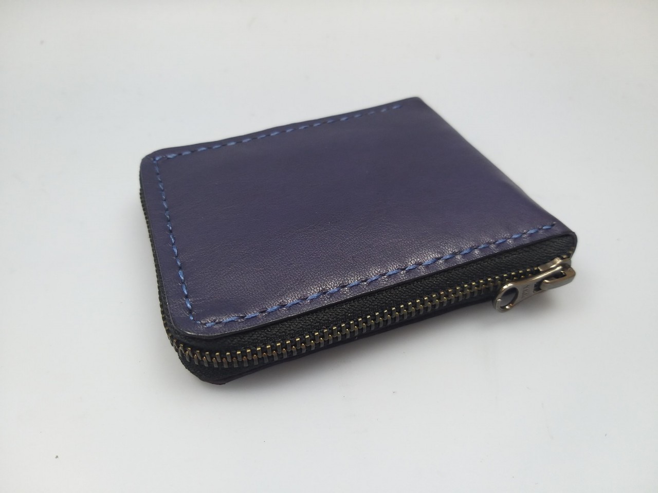 拉鍊對褶銀包 DIY 皮革班 handsbox 皮革學堂 男裝銀包 短銀包 卡位 散銀位
