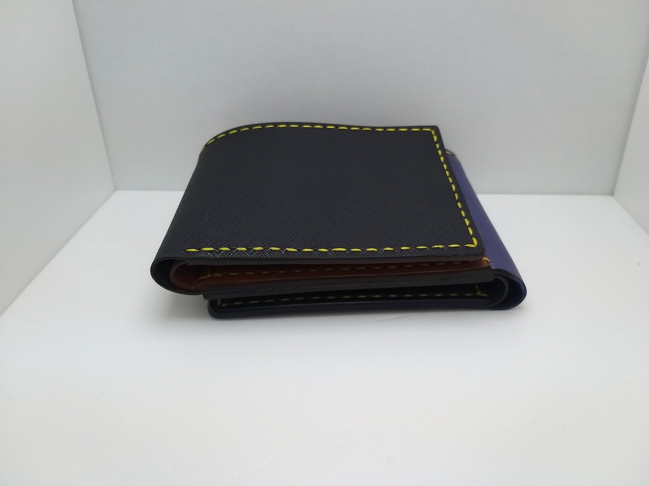 短銀包 DIY 皮革班 handsbox 皮革學堂 兩相位 兩邊開 六卡 四暗格 兩紙幣位