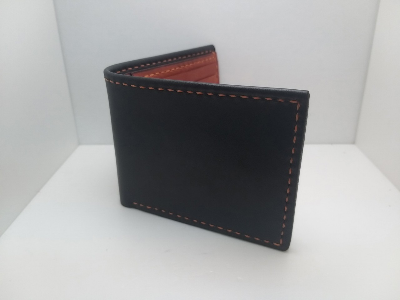 三頁短銀包 DIY 皮革班 handsbox 皮革學堂 男裝銀包 三褶 兩相位 八卡 兩暗格 兩紙幣位