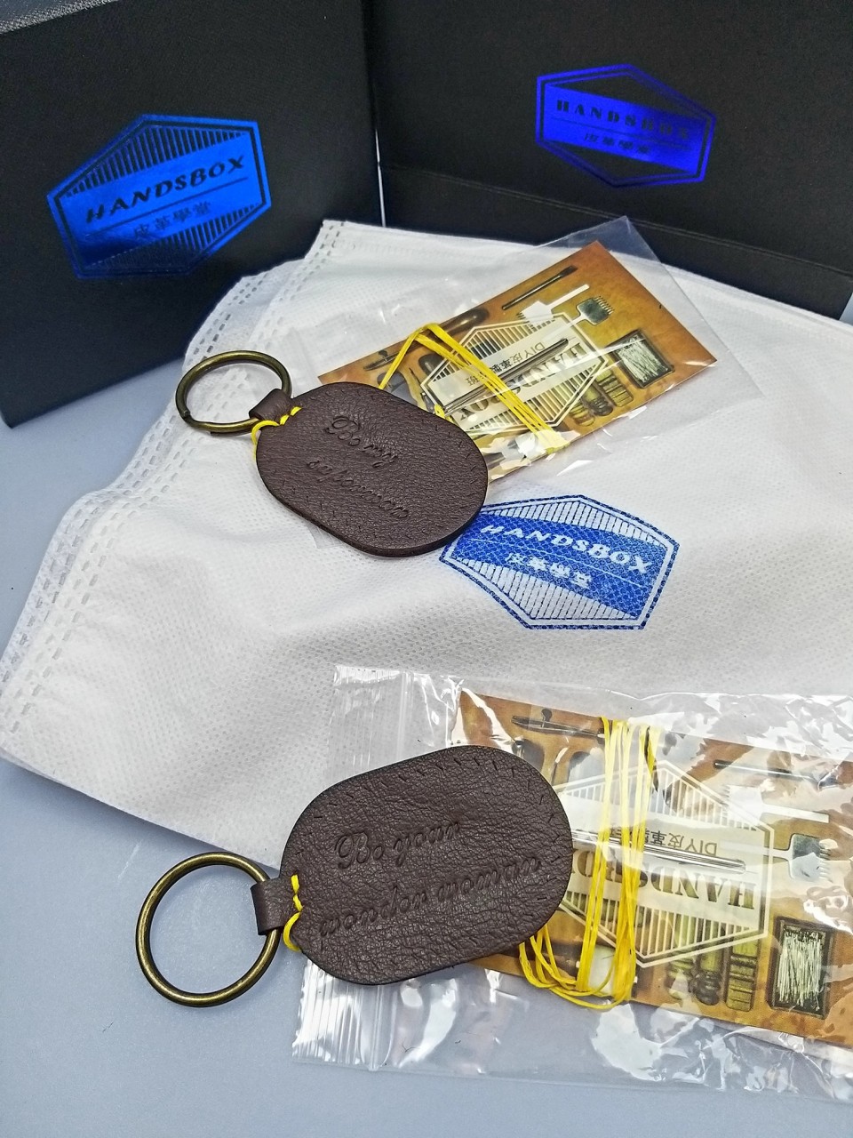 【限定時間】 縫線 鎖匙扣 匙扣 KEY HOLDER 兩件 一對 情侶裝