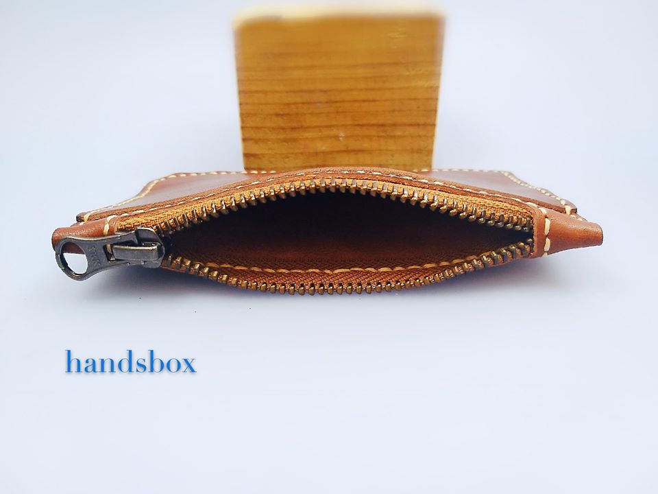【限定時間】 拉鍊散紙包 DIY 皮革班 handsbox 皮革學堂 八達通 coins bag 卡片套 簡單版