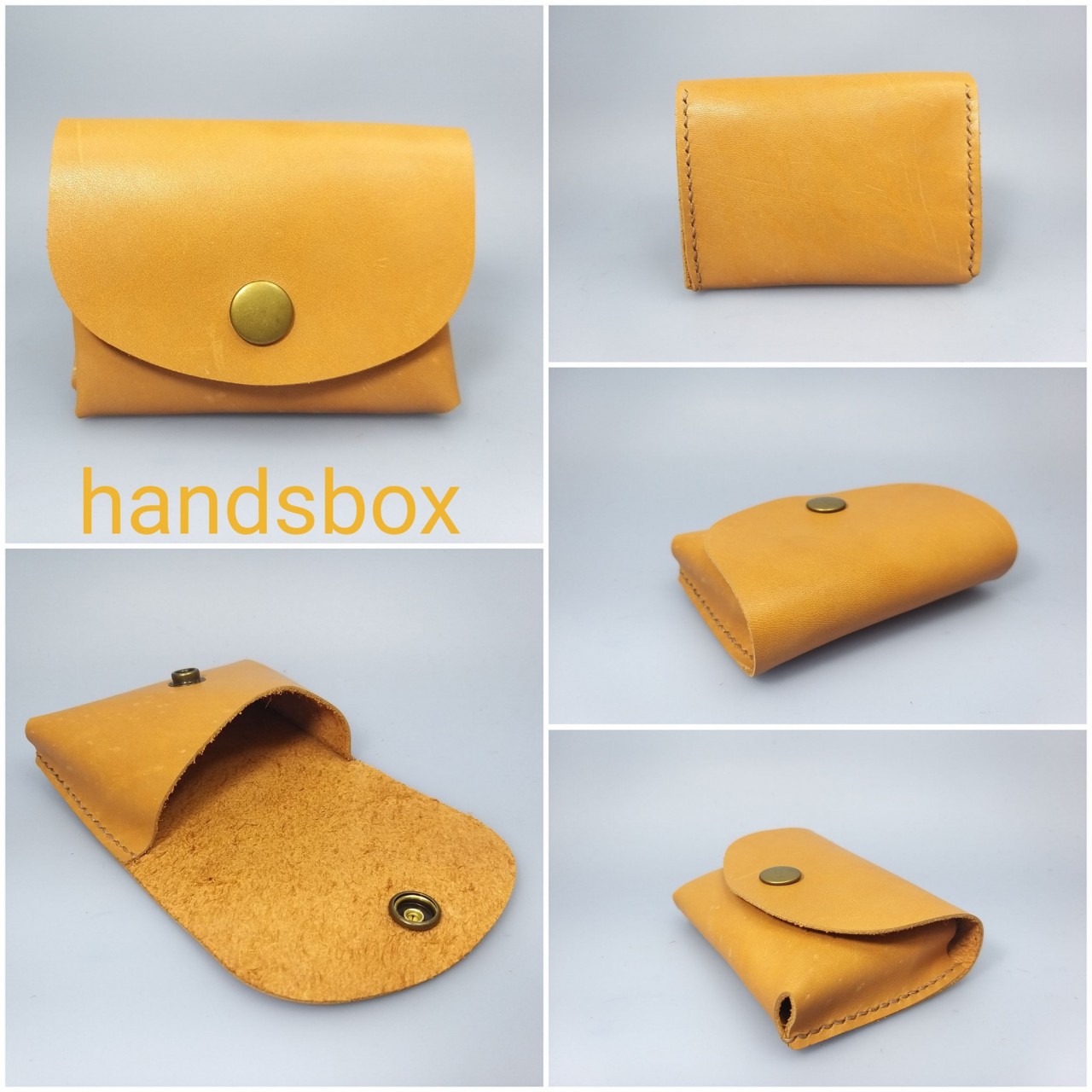 【限定時間】 風琴厚卡片套 DIY 皮革班 handsbox 皮革學堂 對褶 風琴位 派卡片 cards holder
