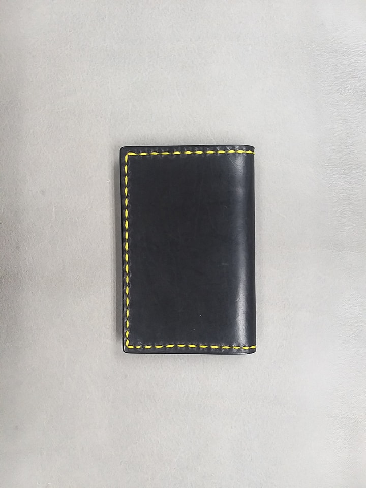【現貨】卡片套 handsbox 皮革學堂 對褶 四格 卡位 信用卡 cards holder