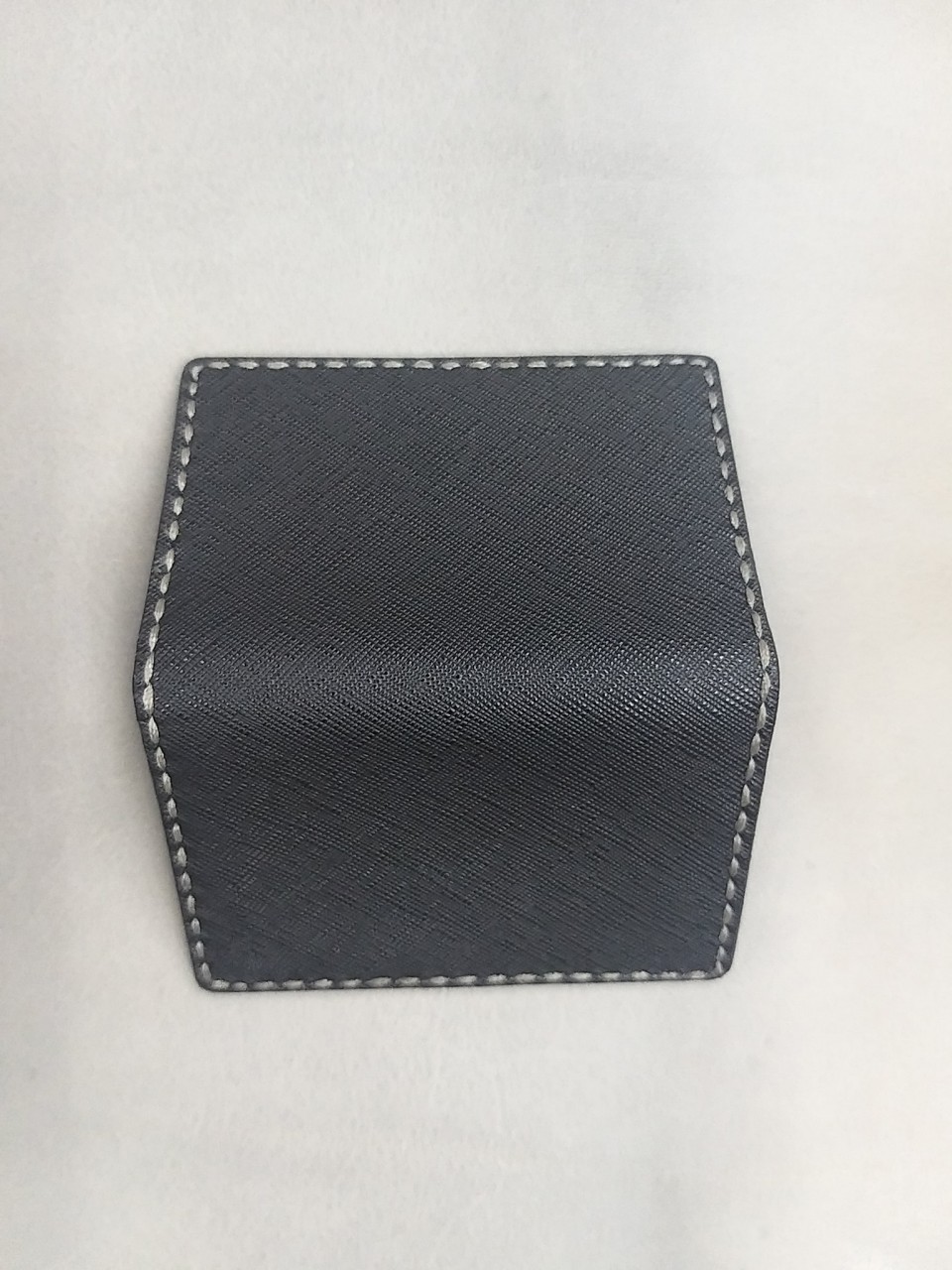 【現貨】卡片套 黑色十字紋 handsbox 皮革學堂 對褶 四格 卡位 信用卡 cards holder