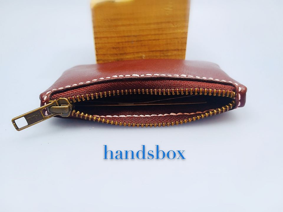 兩套優惠$340/兩套 拉鍊散紙包 皮革材料包 handsbox 皮革學堂 八達通 coins bag