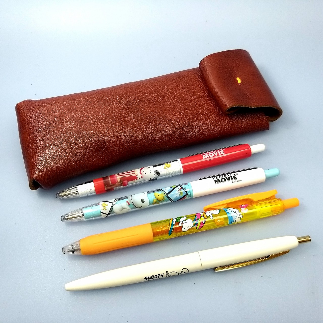 兩套優惠$385立體筆袋 DIY 皮革材料包 handsbox 皮革學堂 皮革筆袋