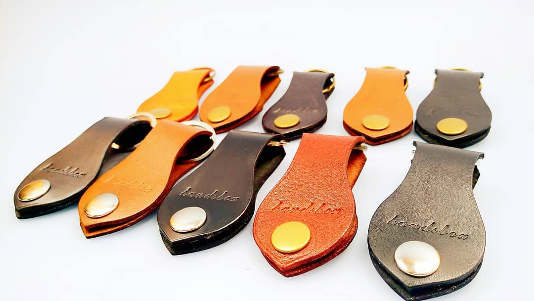 【限定時間】鎖匙包 DIY 皮革班 handsbox 皮革學堂 key holder  無縫線 男裝 腰扣 兩件