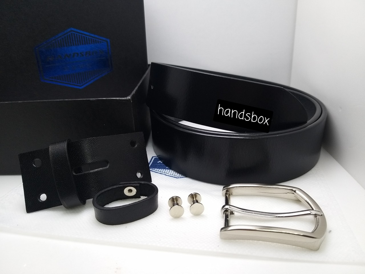 兩套優惠 $520 皮帶材料包 男裝35MM皮帶 handsbox DIY皮帶 無縫裝飾線 男裝 牛仔褲 便服