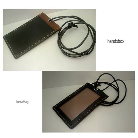 证件套 DIY 皮革班 handsbox 皮革学堂 卡位 挂颈 証件套 八达通套